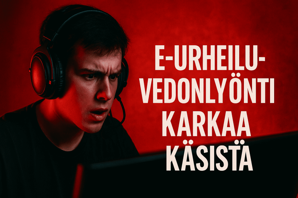 esports vedonlyönnin varjopuoli