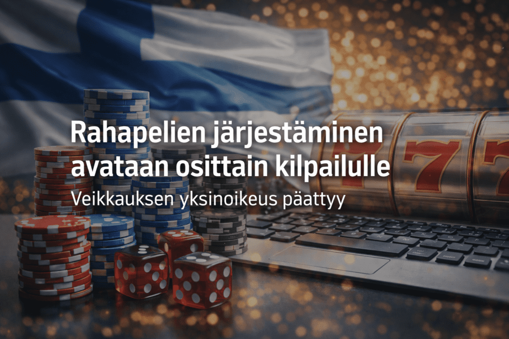 veikkauksen monopoli päättyy