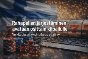veikkauksen monopoli päättyy